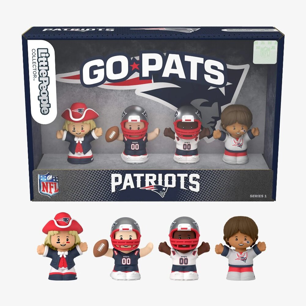 Patriots New England Fisher Price NFL Little People Collector Set New